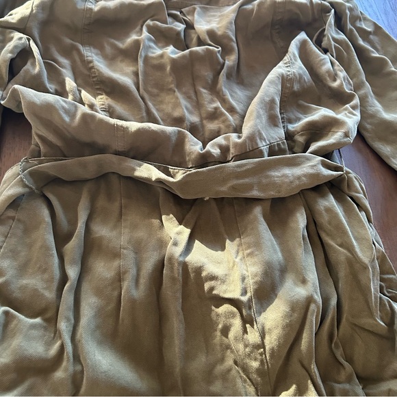 Anthropologie Preston utility jumpsuit belted olive green button down - Picture 13 of 13